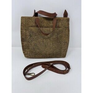 Madewell Transport Crossbody Bag Purse Leopard Print Leather Calf Hair Tote